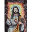 Mexican Talavera Mural Jesus 1
